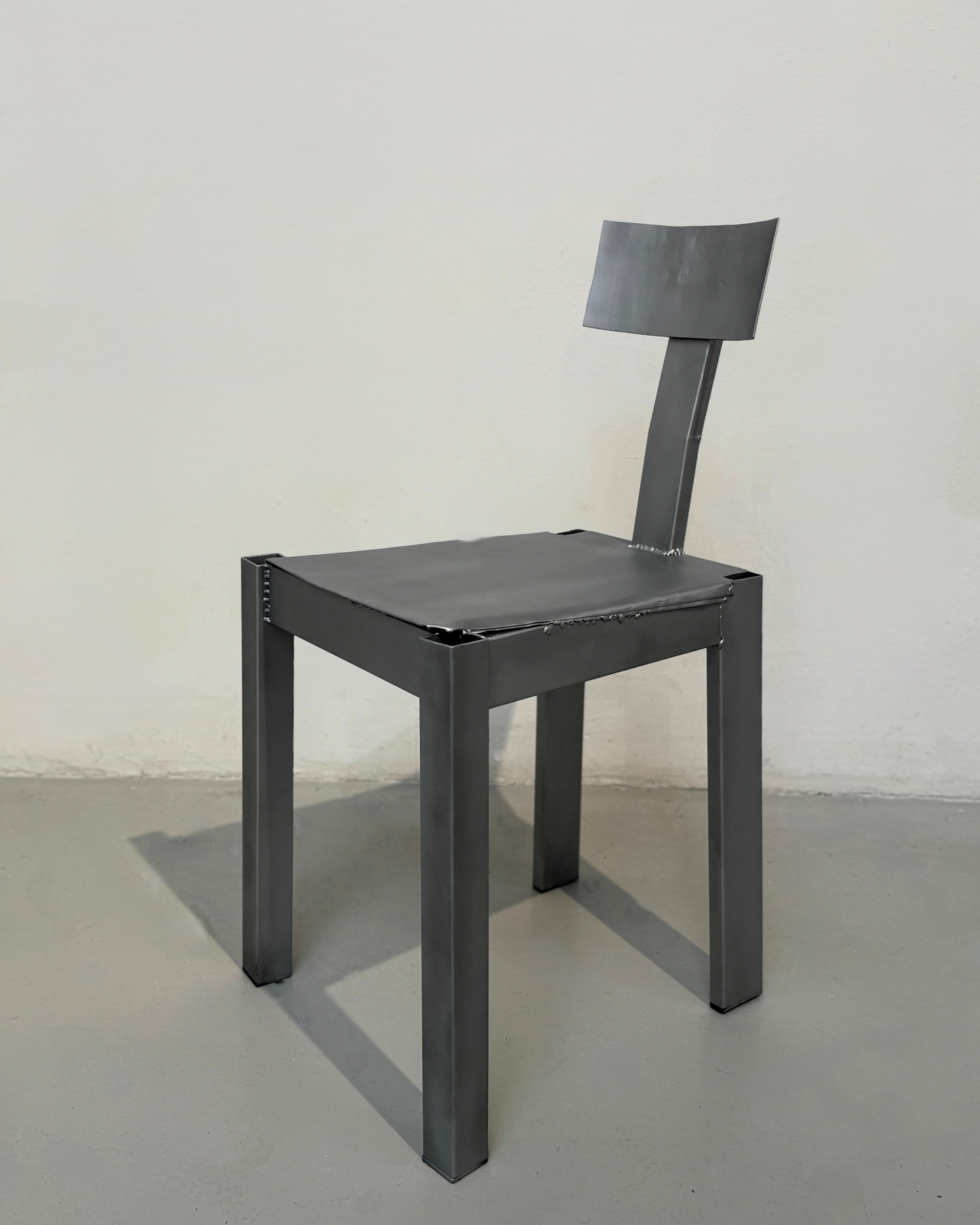 Steel Desk Chair — Satin Alu