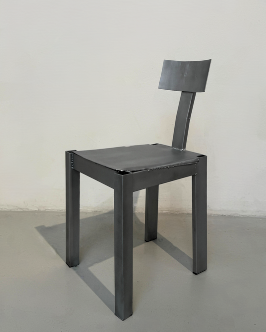 Steel Desk Chair — Satin Alu